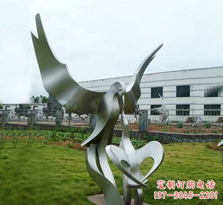 湖北静谧传承——不锈钢动物雕塑