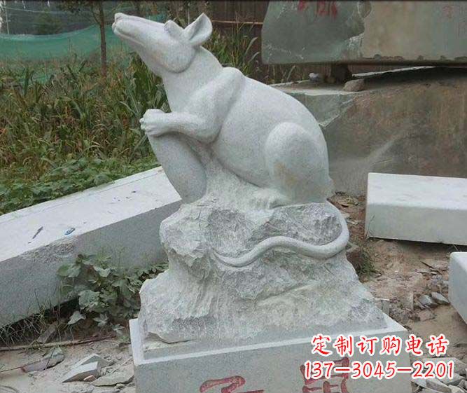 湖北鼠之精美石雕