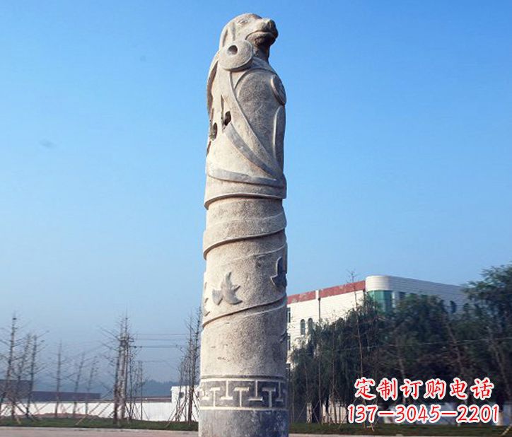 湖北12生肖精美石雕