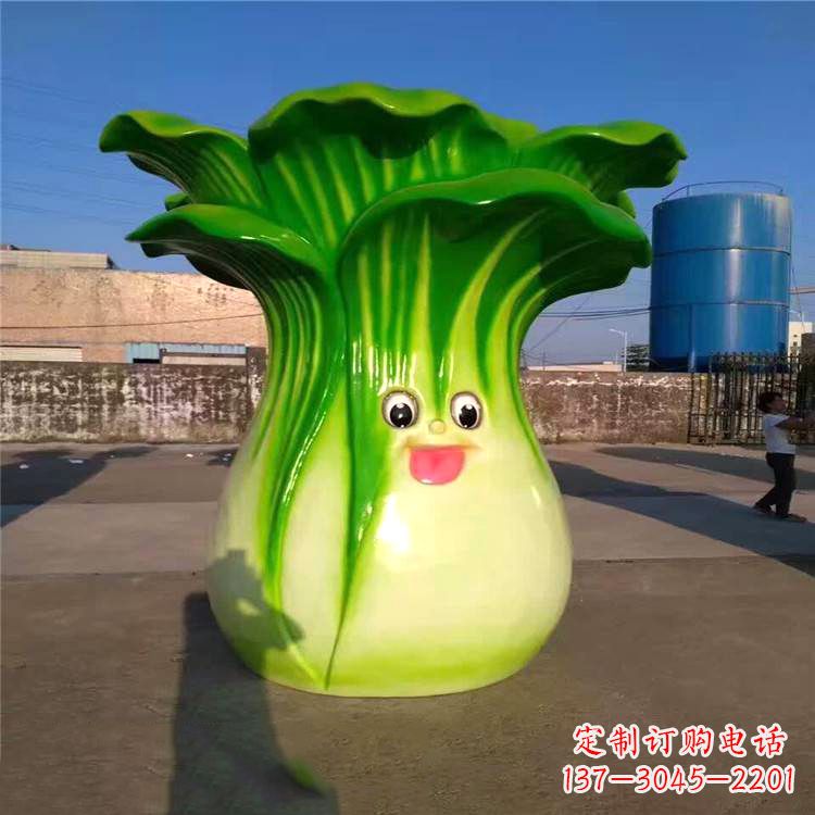 湖北仿真大白菜雕塑