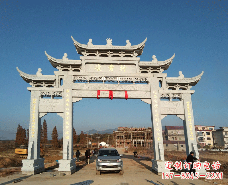 湖北全国著名景点石雕牌坊