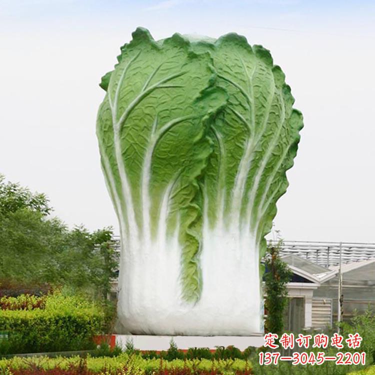 湖北白菜雕塑极致精致的艺术装饰