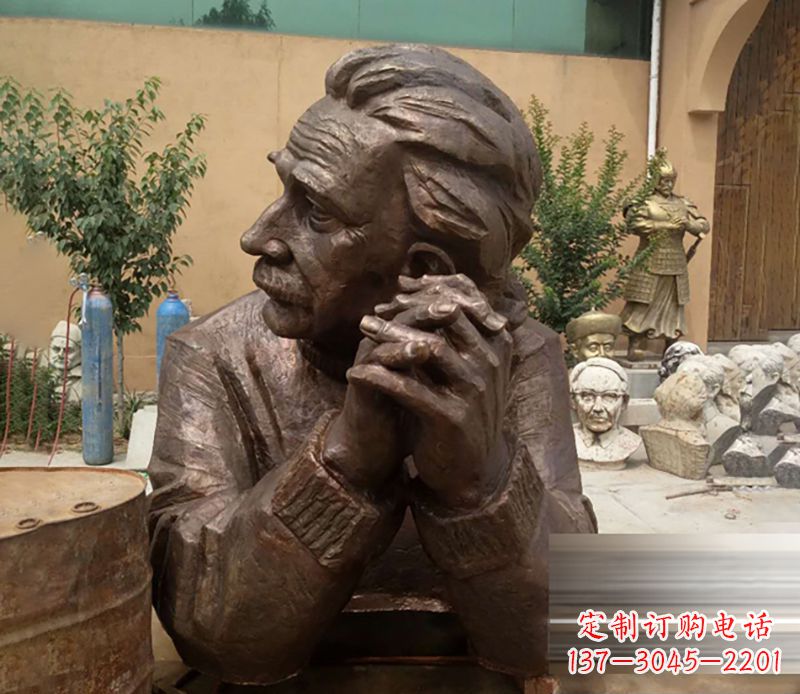 湖北爱因斯坦名人铜雕纪念品