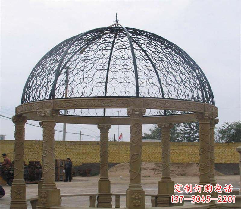 湖北新空间,新定义——“八角凉亭大理石雕塑”