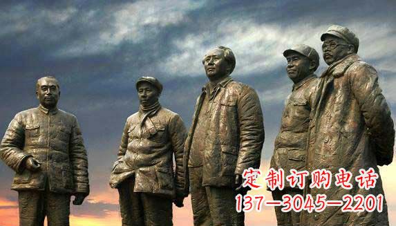 湖北伟人铜雕——记住历史中的英雄
