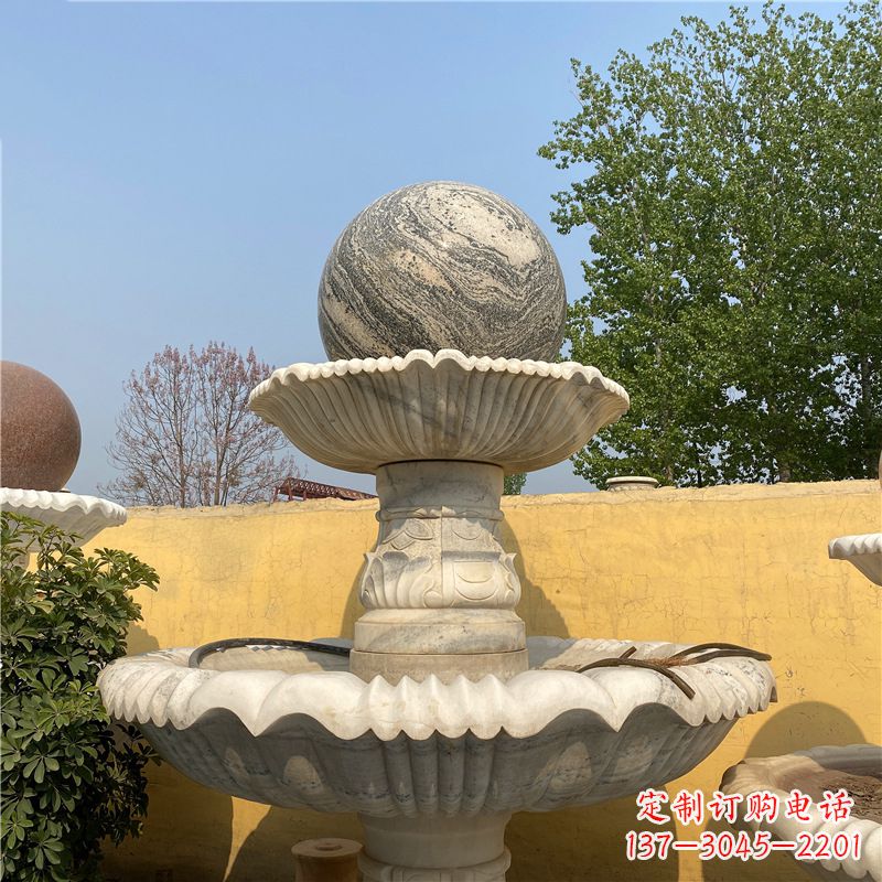 湖北白龙石喷泉雕塑