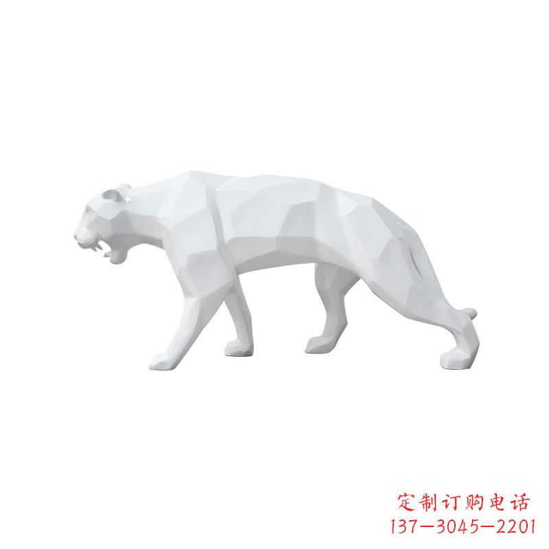 湖北玻璃钢豹雕塑