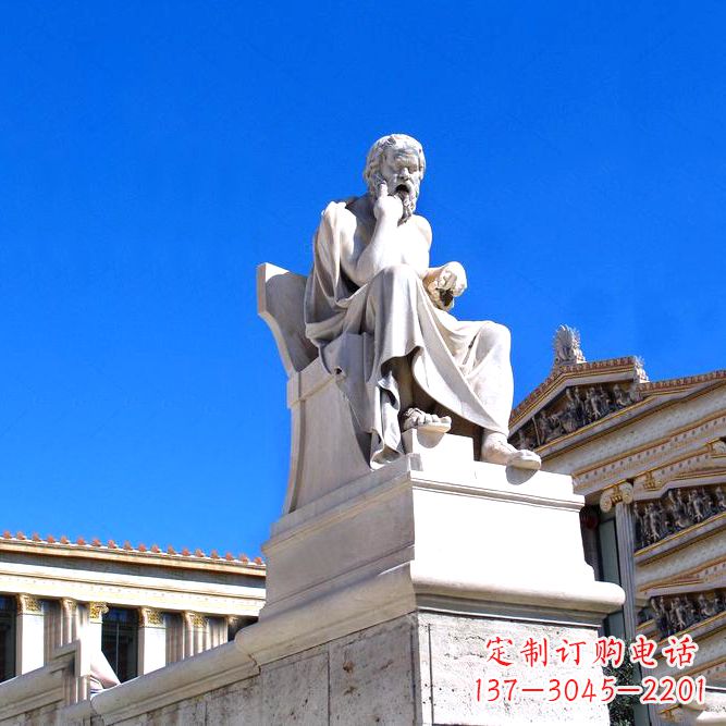 湖北柏拉图大理石景观雕塑——完美融合现代城市文化与古典艺术