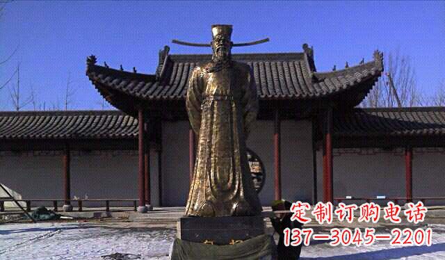 湖北包拯古代名人铜雕