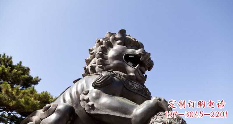 湖北新精美铜质狮子雕塑