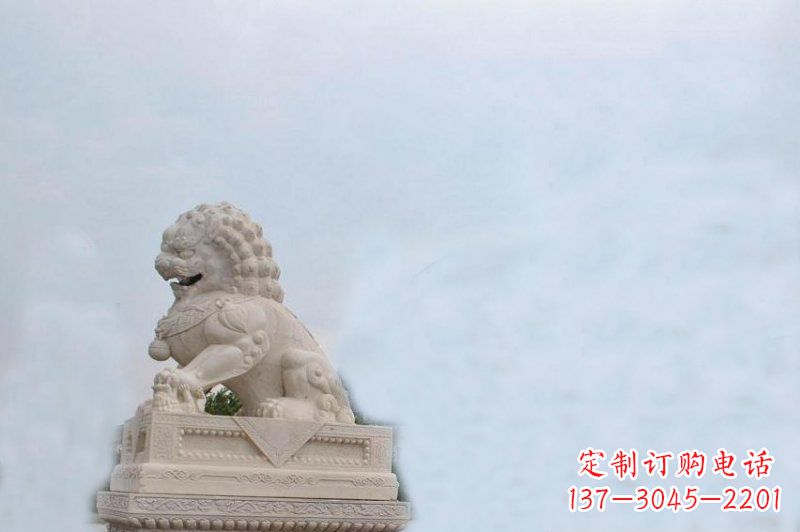 湖北北京狮石精美狮子雕塑