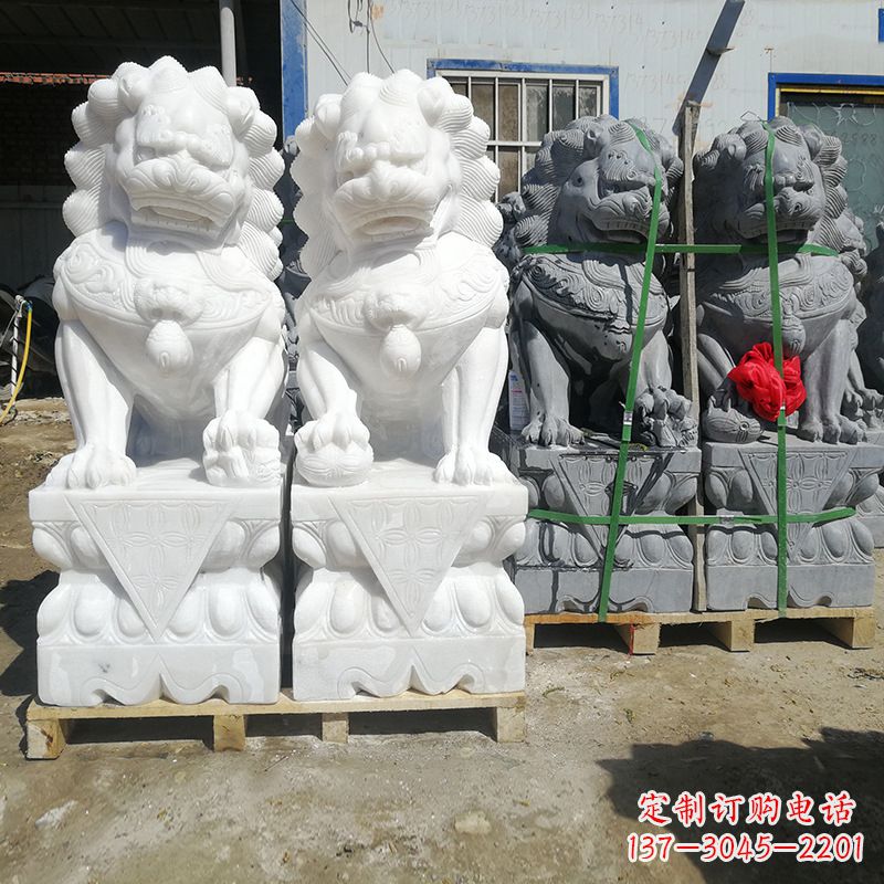 湖北狮子的力量——北京狮子雕塑