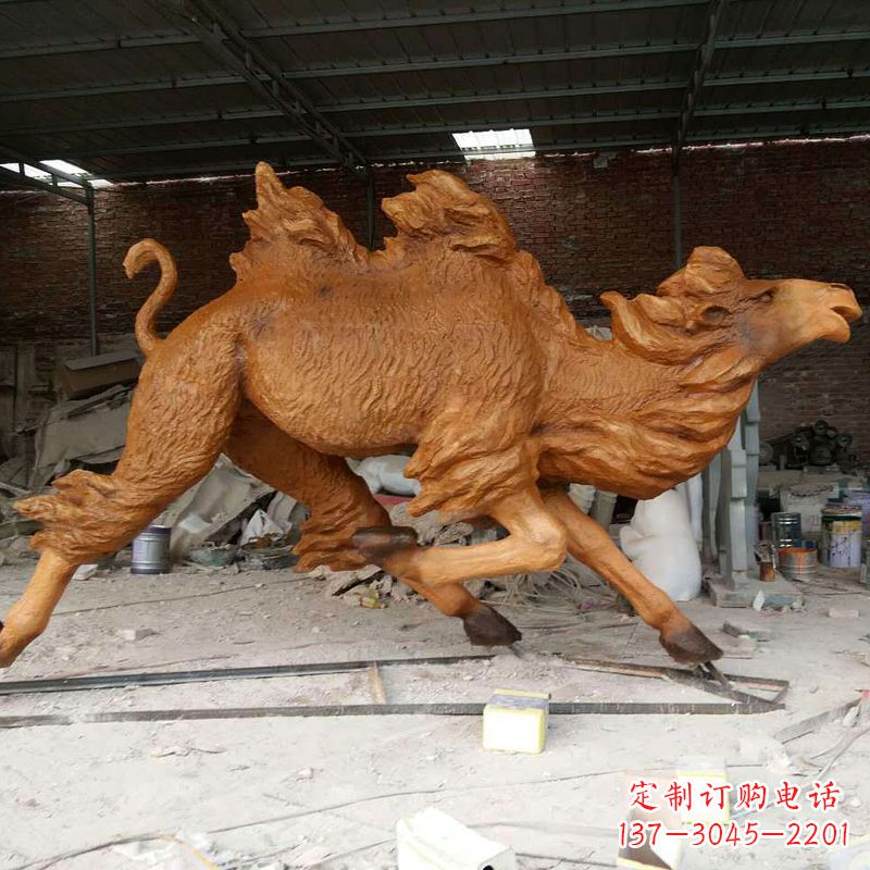 湖北活力四射的骆驼