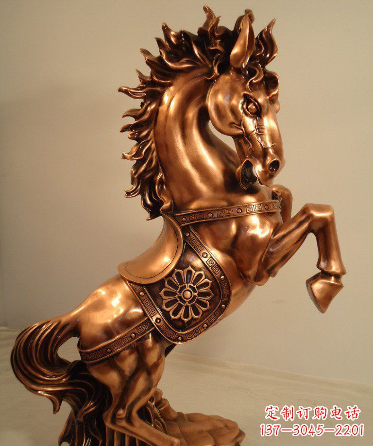 湖北精美的仿铜马雕塑