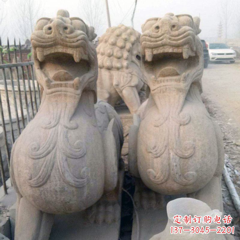湖北狴犴仿古石雕塑
