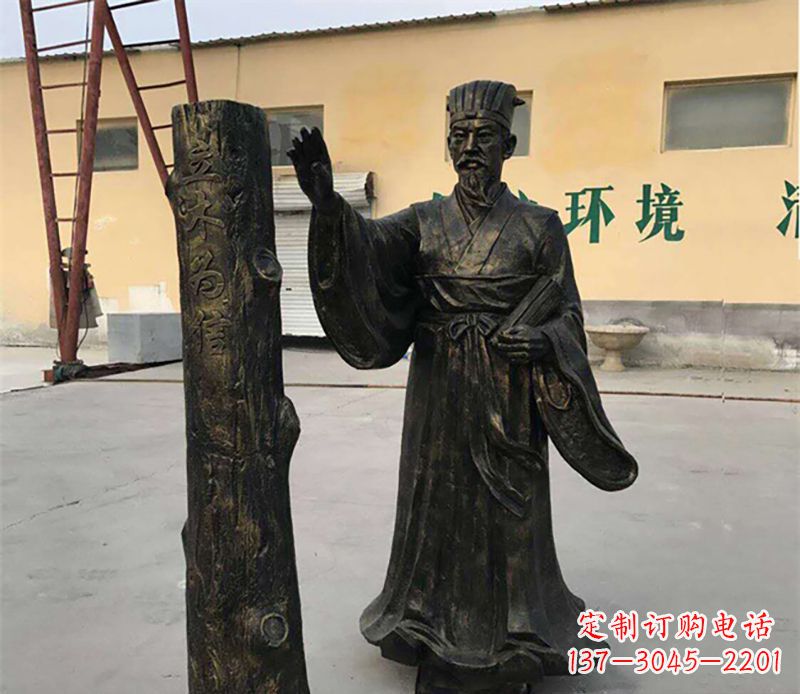 湖北扁鹊铜雕