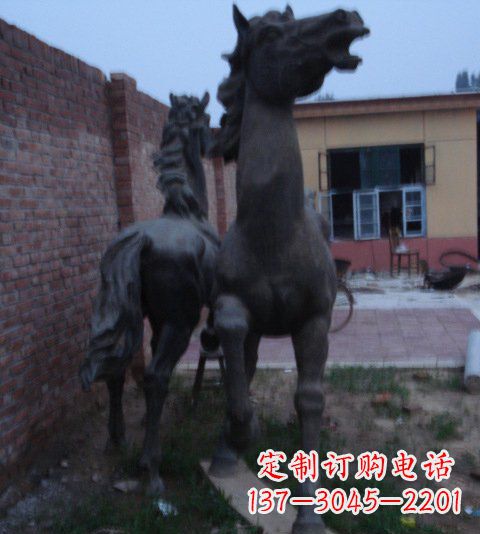 湖北精美铜雕动物马