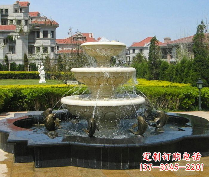 湖北鲤鱼雕塑,让你的家园更加精彩