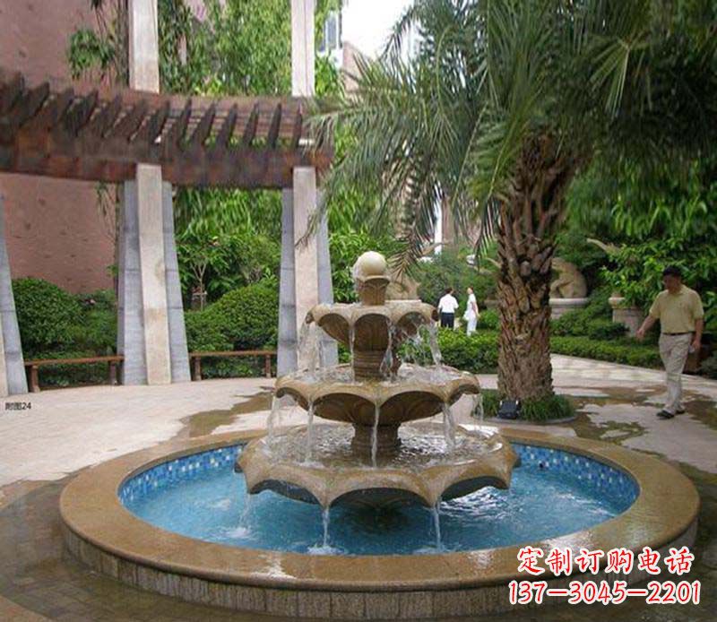 湖北别墅景观喷泉雕塑