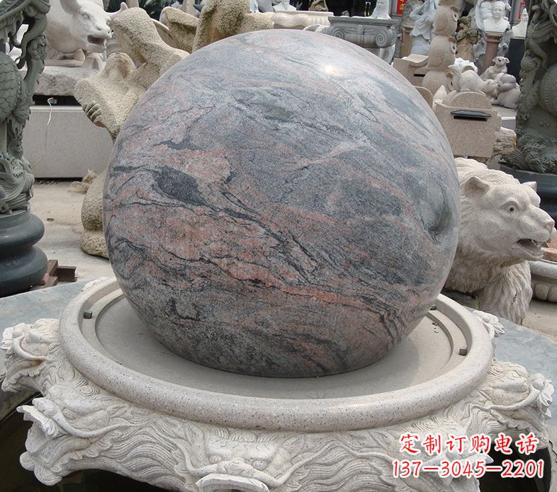 湖北别墅石雕喷泉