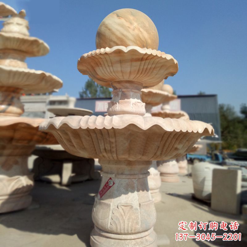 湖北别墅庭院风水球
