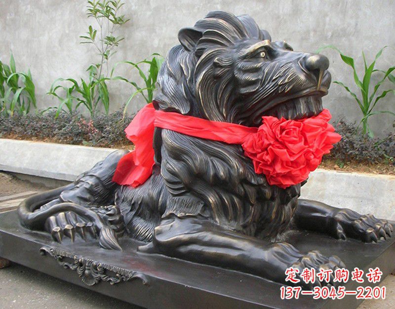 湖北铜质狮子雕塑