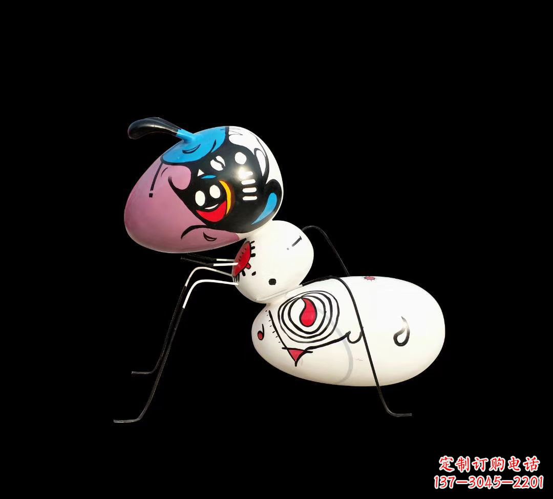 湖北精美玻璃钢蚂蚁雕塑
