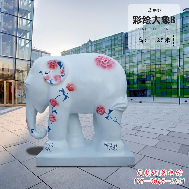 湖北玻璃钢大象雕塑——传承古老文明的象征