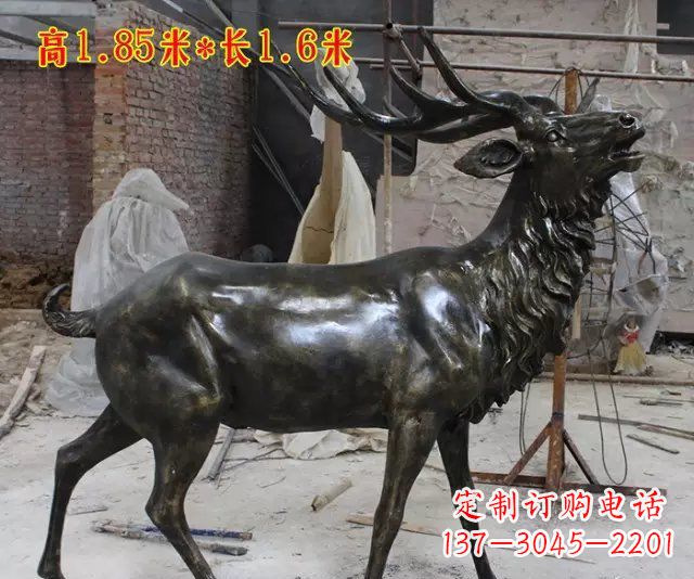 湖北玻璃钢仿铜动物雕塑精美绝伦