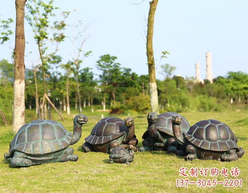 湖北玻璃钢乌龟雕塑——融合古典和现代的精美杰作