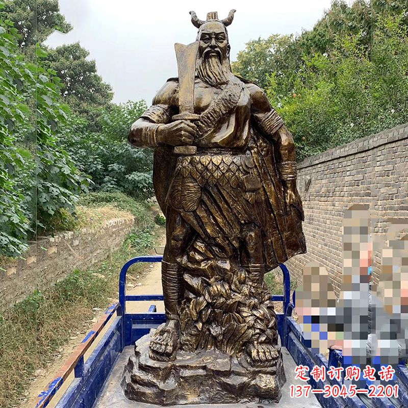 湖北炎帝神农氏玻璃钢雕塑一种新的艺术形式