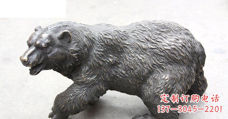 湖北以玻璃钢制作的北极熊雕塑