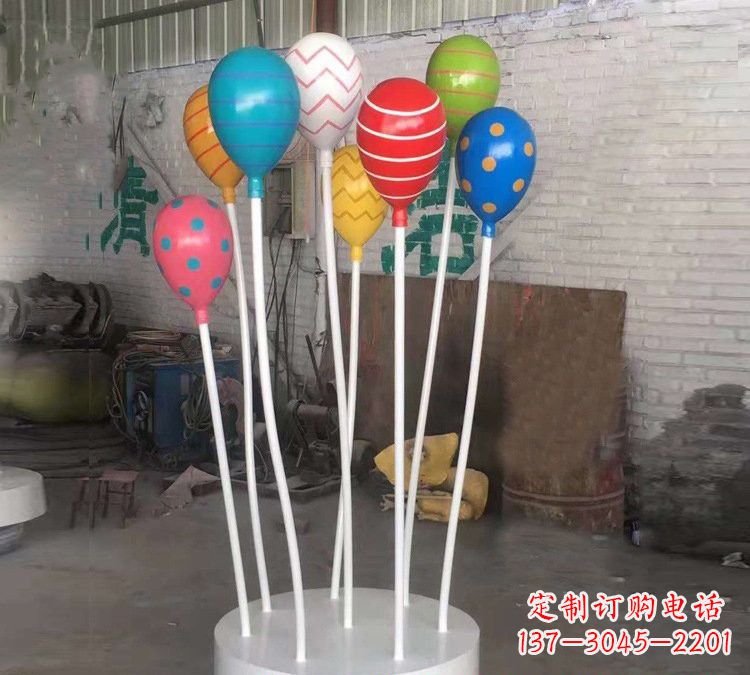 湖北玻璃钢仿真气球雕塑——精美绝伦