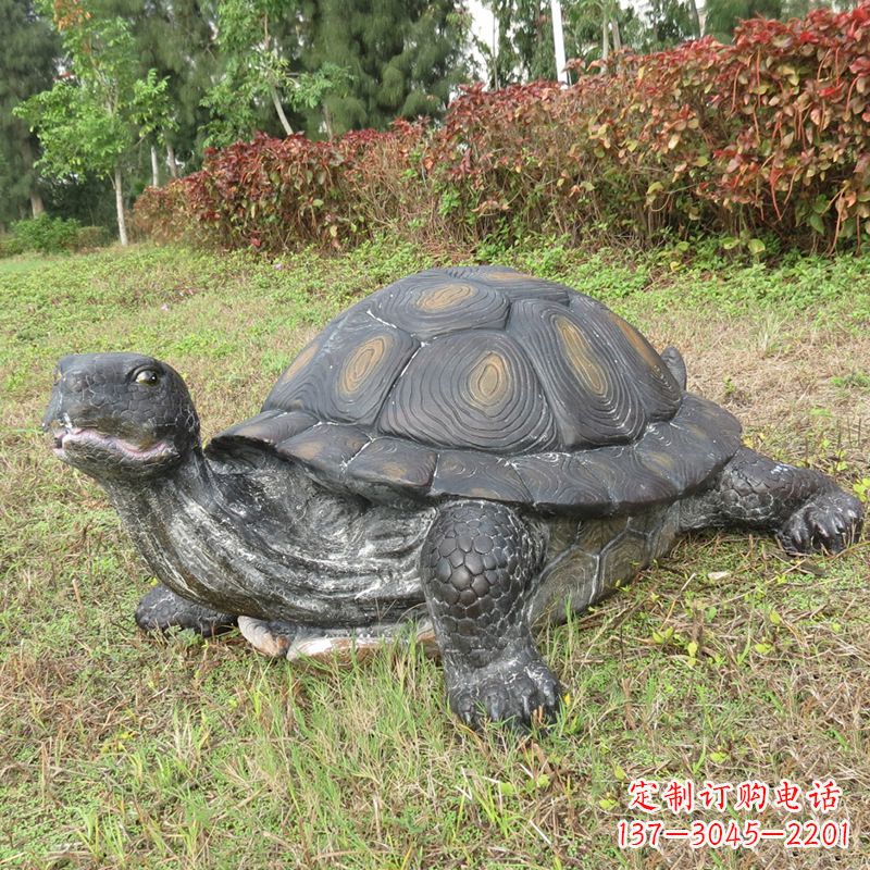 湖北玻璃钢乌龟雕塑传承古老文化