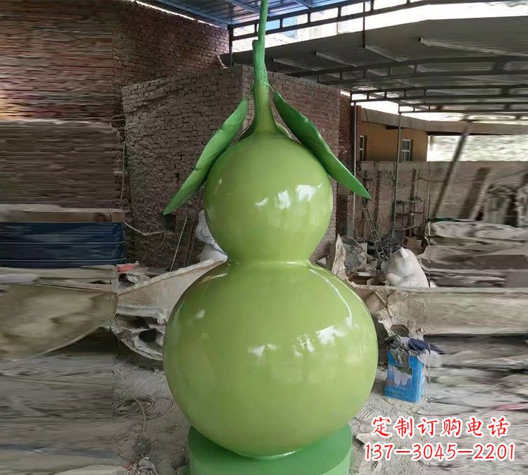湖北玻璃钢葫芦雕塑——艺术中的精美之作