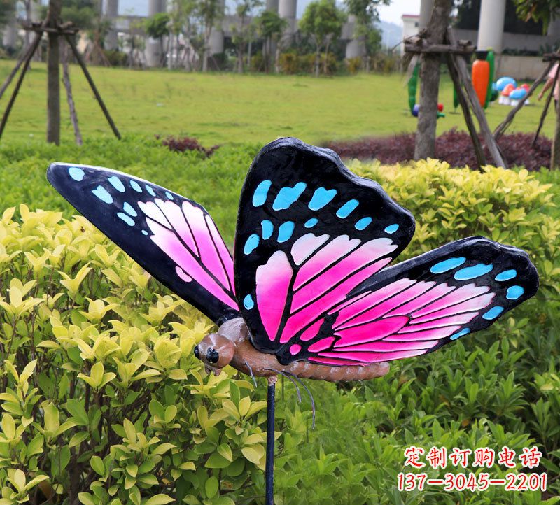 湖北玻璃钢蝴蝶雕塑