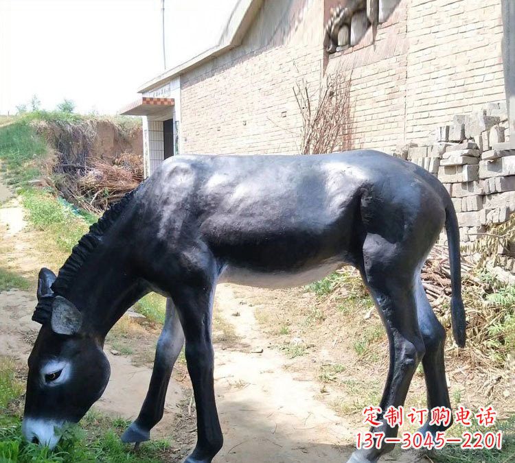 湖北玻璃钢雕刻毛驴,传承传统文化
