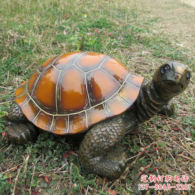 湖北玻璃钢制乌龟雕塑——艺术的精美呈现