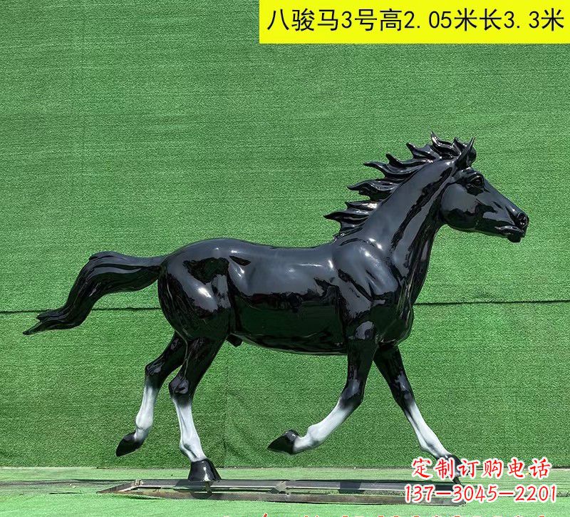 湖北玻璃钢马雕塑一种特殊的艺术品