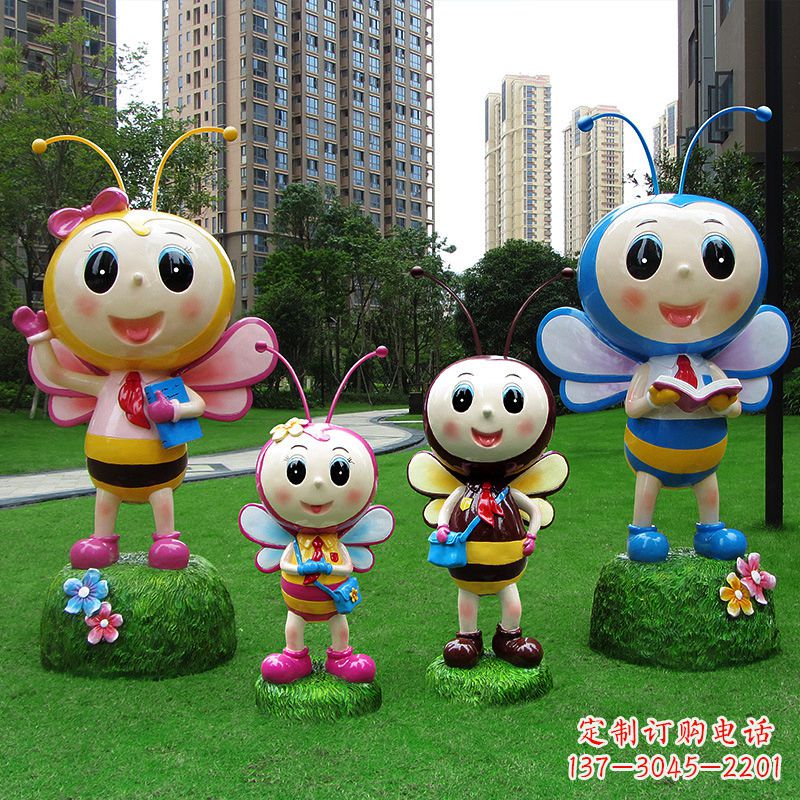 湖北玻璃钢制蜜蜂雕塑让你的家园拥有自然之美