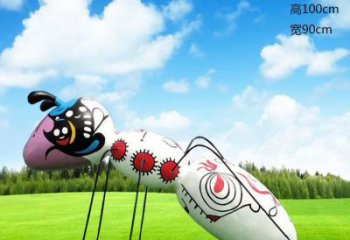 湖北玻璃钢公园彩绘蚂蚁雕塑