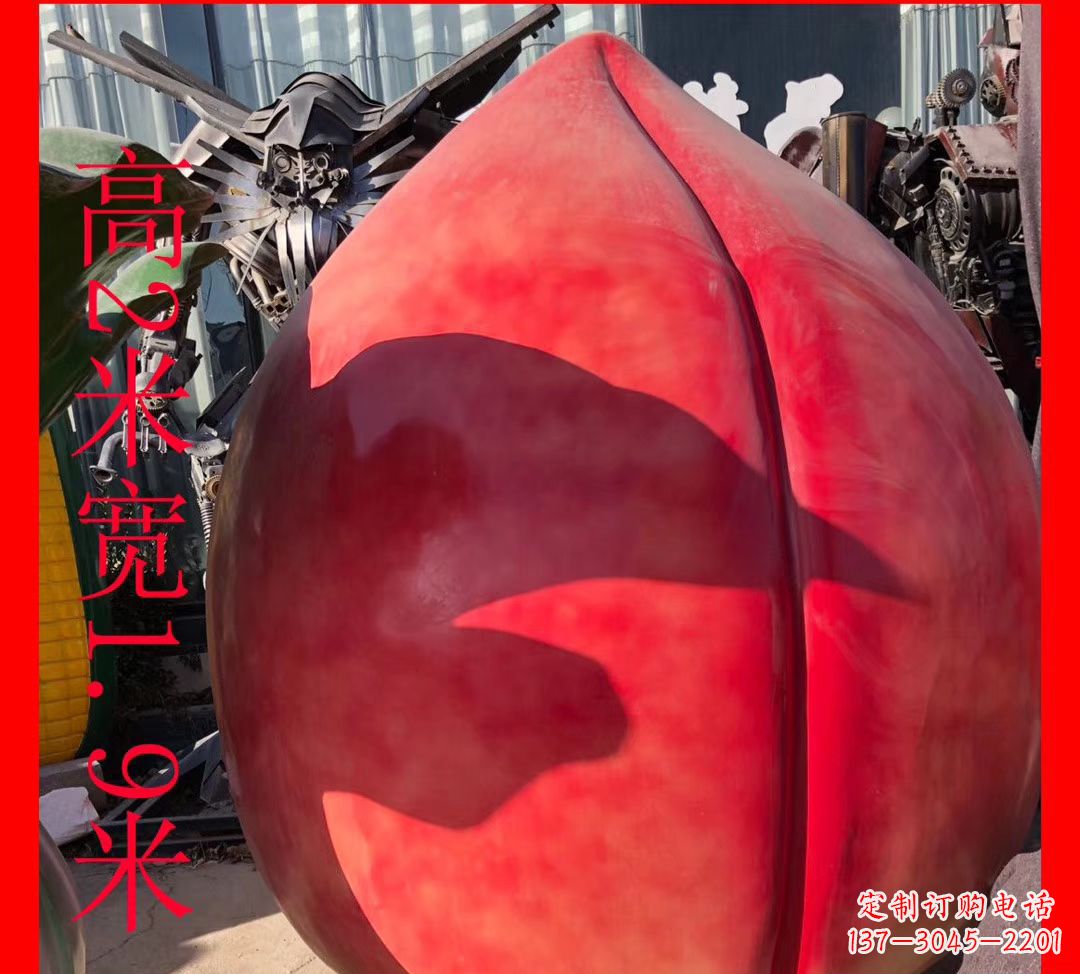 湖北玻璃钢水果雕塑——给你一个美好的景观