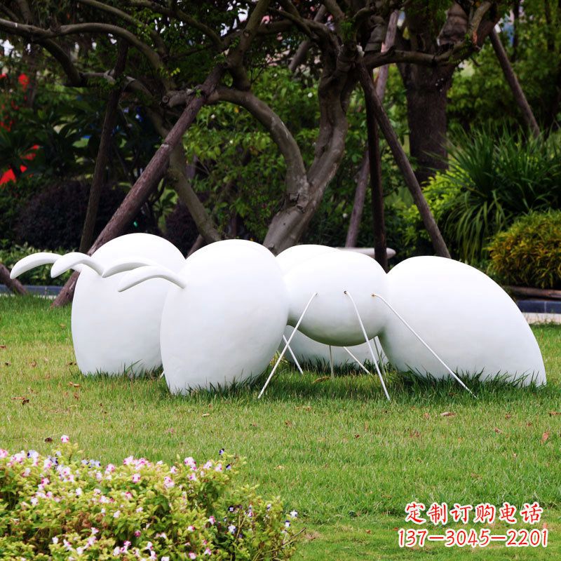 湖北玻璃钢蚂蚁公园雕塑