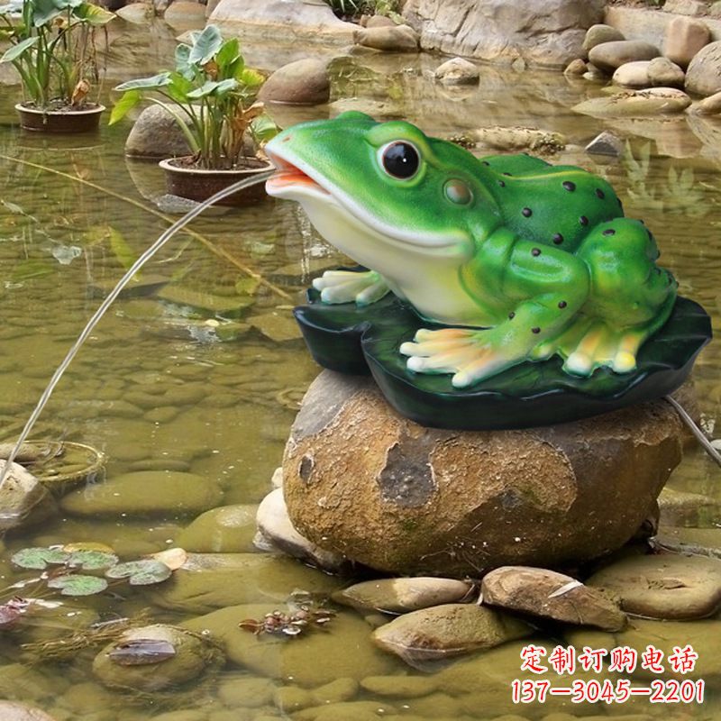 湖北玻璃钢青蛙雕塑——艺术与自然的完美结合
