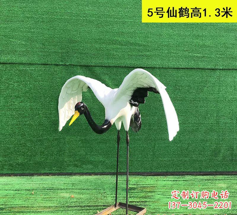 湖北仙鹤雕塑经典之美