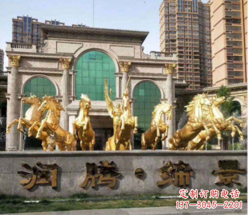 湖北不锈钢阿波罗战车雕塑