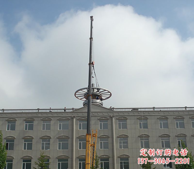 湖北不锈钢避雷针雕塑——安全保护灵感之源