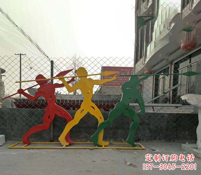 湖北不锈钢标枪雕塑一种新兴的艺术形式