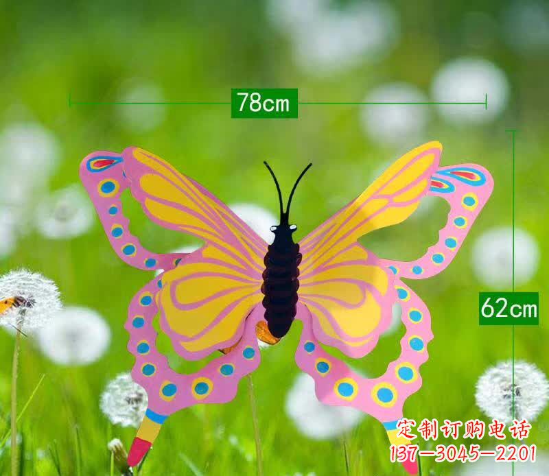 湖北不锈钢蝴蝶雕塑美观耐用的艺术品