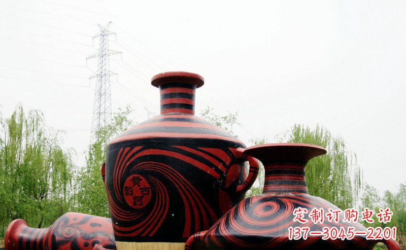 湖北不锈钢彩色花盆雕塑让空间更加精致